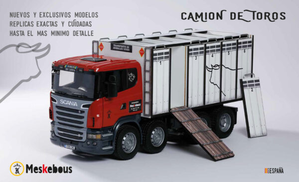 CAMIONES | Meskebous NUEVO Camión de toros puertas blancas