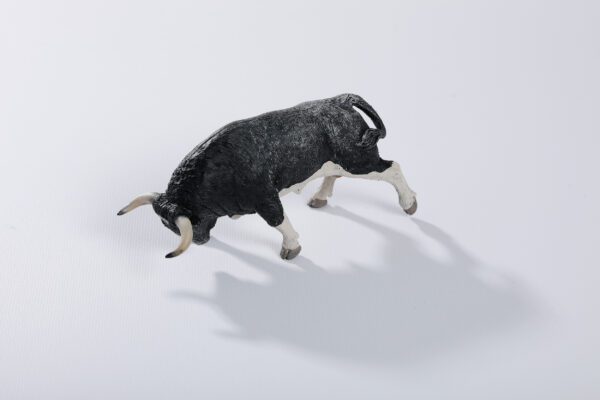 Animales de juguete | Animales de Coleccionismo | Meskebous NUEVO Toro Embistiendo Nevado Calzón Estrellado