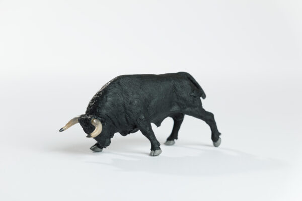 Animales de juguete | Animales de Coleccionismo | Meskebous Toro Embistiendo Negro